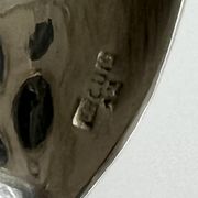 Ercuis 12 small teaspoons coffee dessert model carthage silver metal