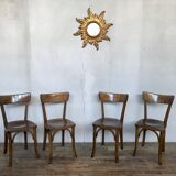 Series of 4 chairs, 1950/1960