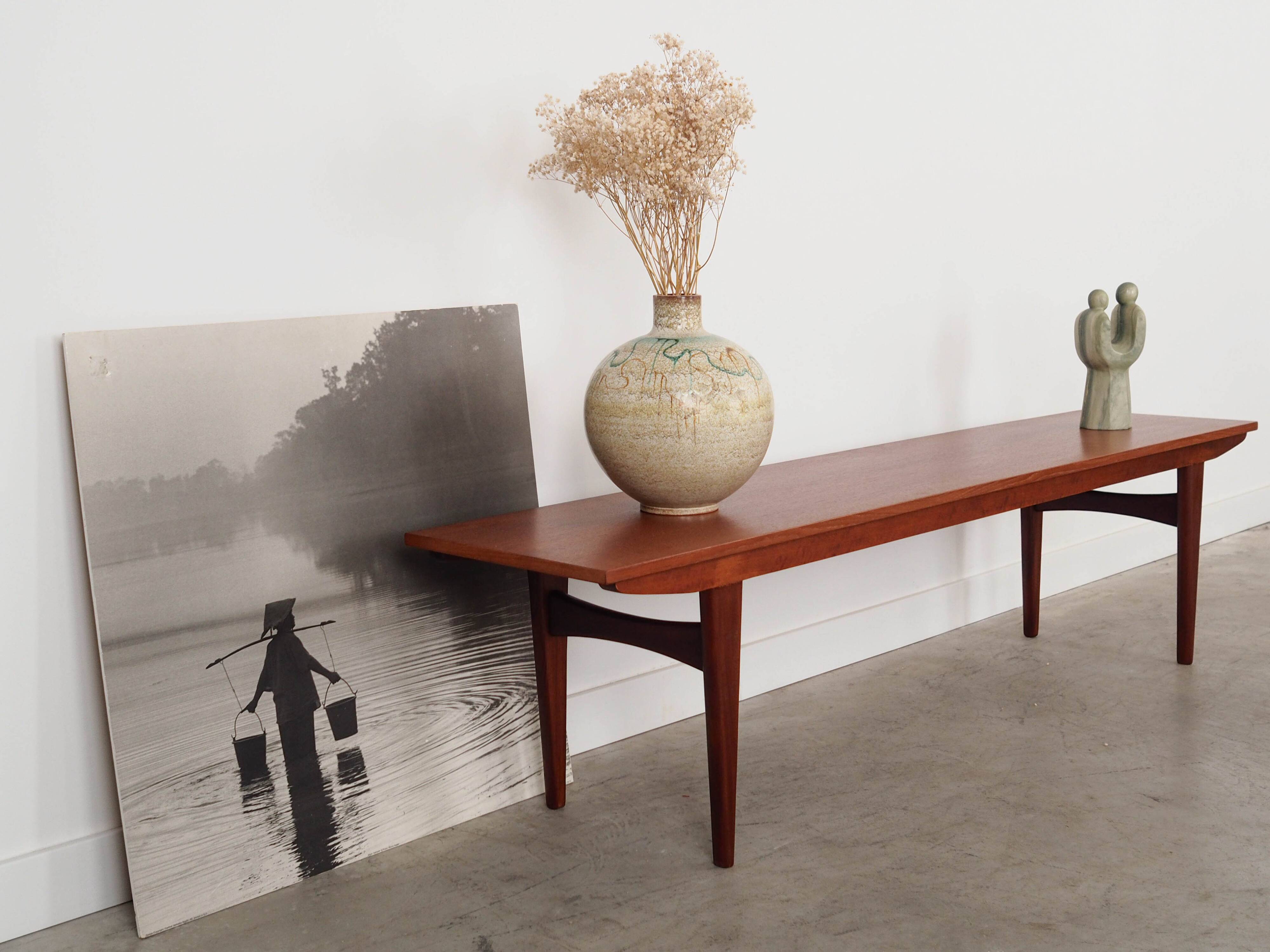 Console en chêne, Danemark années 1970