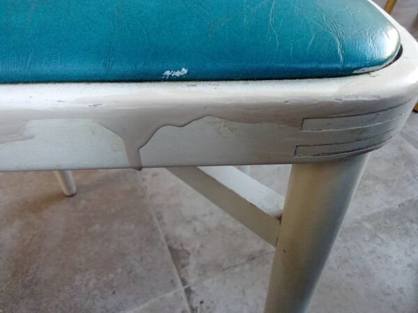 Serie de 4 chaises vintage encastrable d'angle Thonet