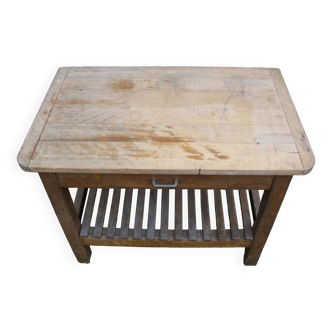 Butcher block table trade furniture