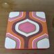 Formica trivet with psychedelic pattern 1970