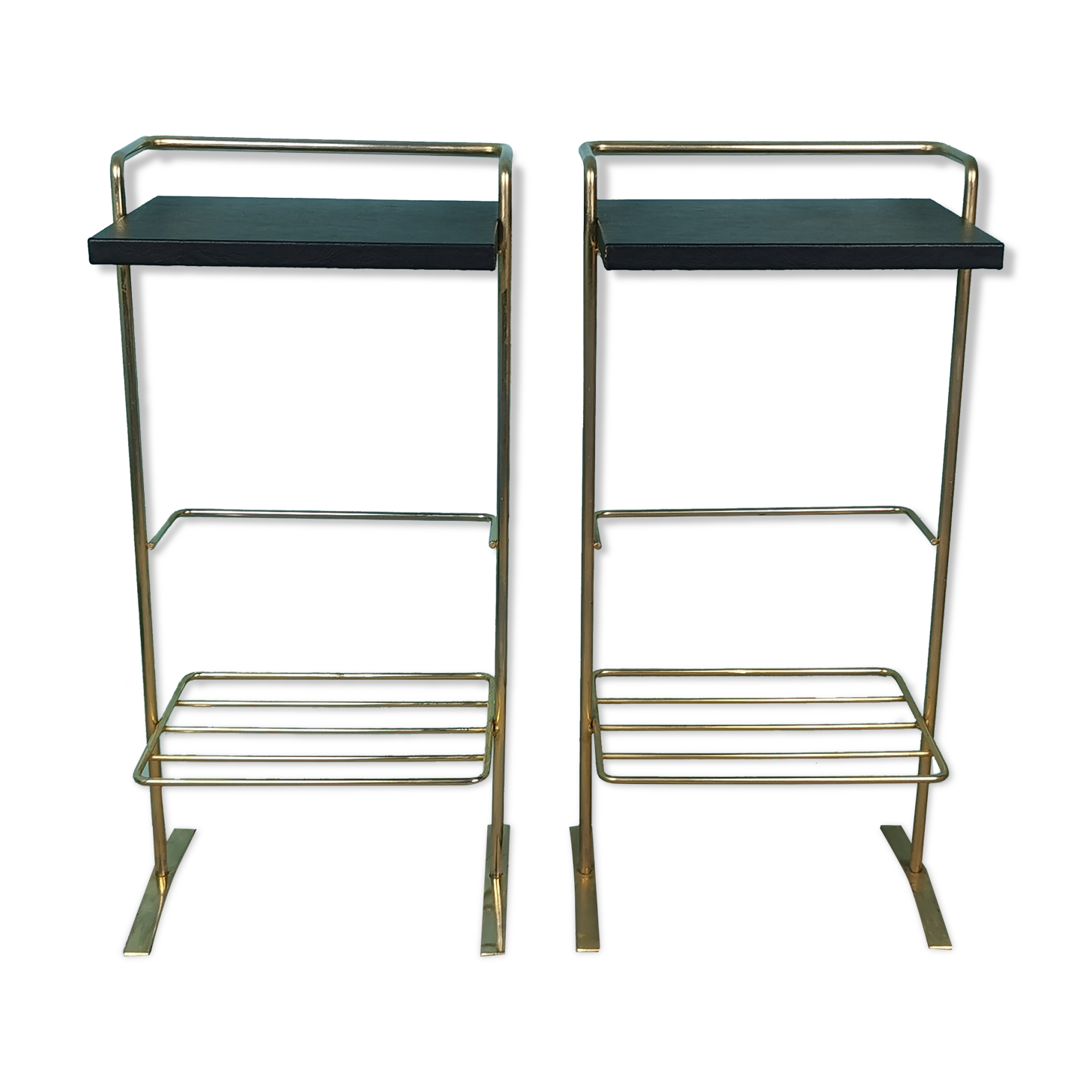 Pair of vintage bedsides