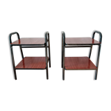 Paire tables d'appoint chevet