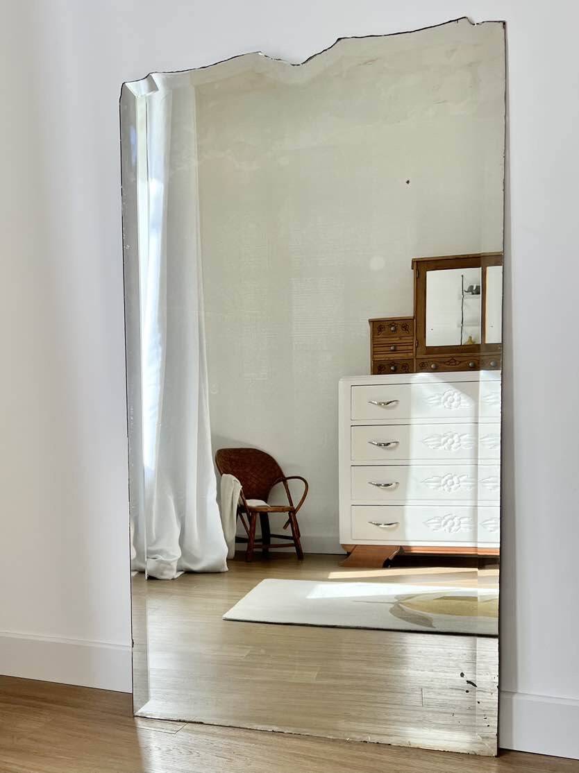 large art-deco mirror