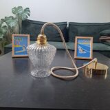 Vintage glass globe pendant light