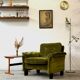 Velvet Armchair, Denmark 1960s, Mid-C, Vintage