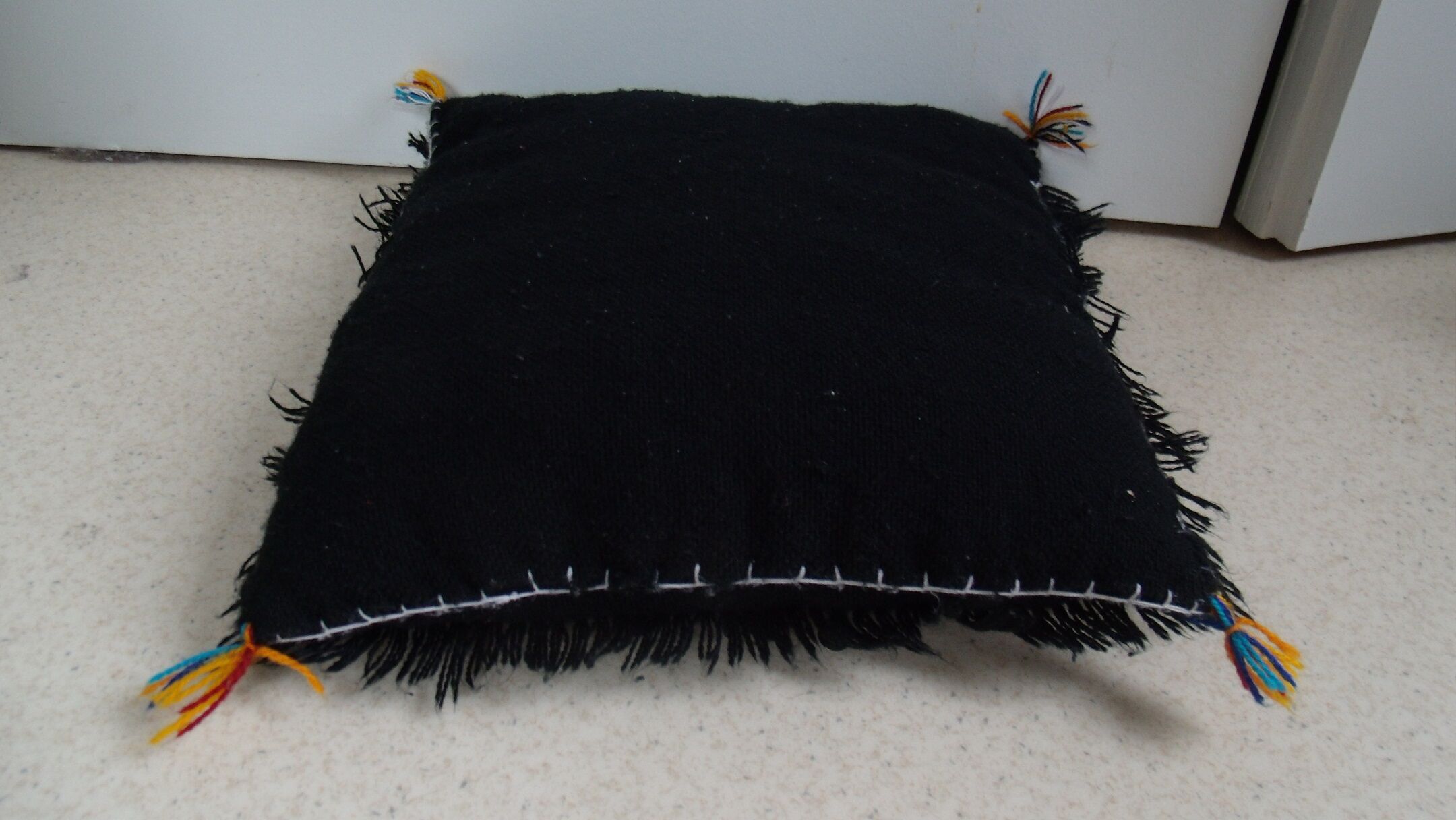 Berber cushion black Morocco
