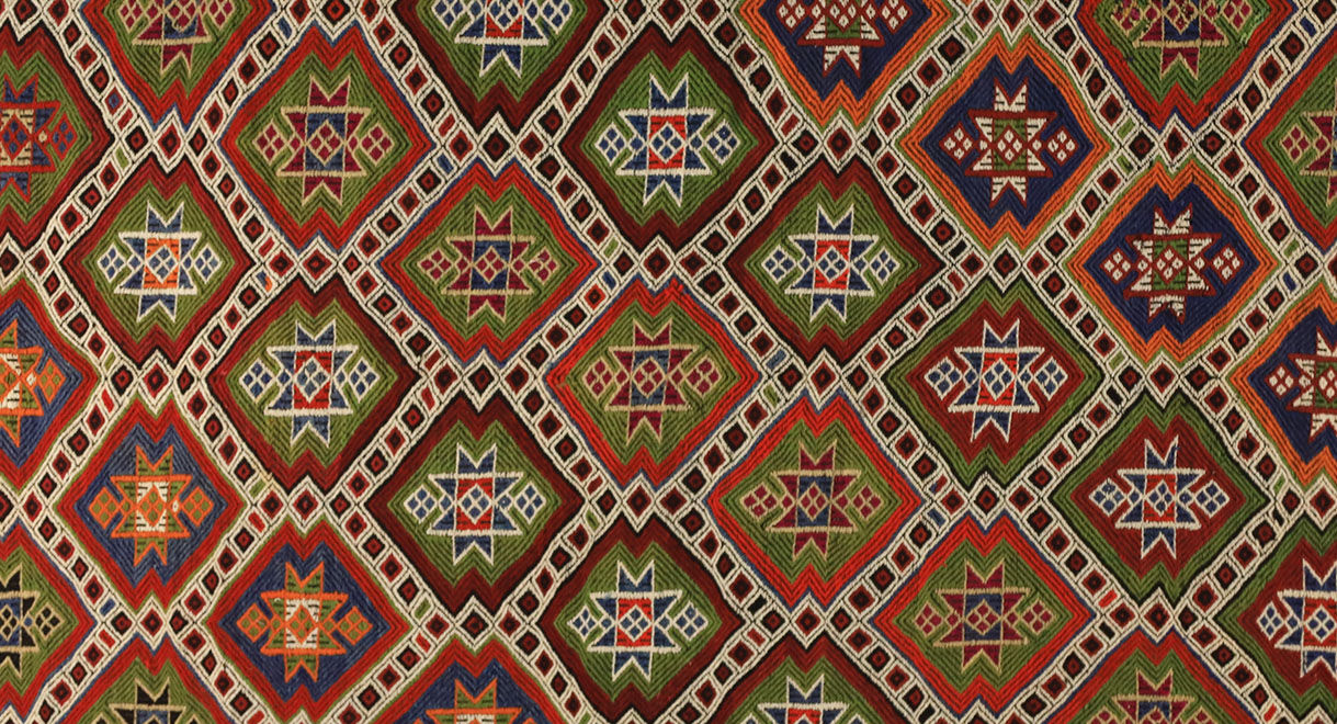 Anatolian handmade kilim rug 283 cm x 141 cm