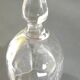Lot de neuf verres à liqueur cristal gravé, modèle emma. début xxe s/vintage/thouvenin vierzon