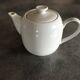 Théière en porcelaine émaillée blanche de Pillivyut  11,5 cm