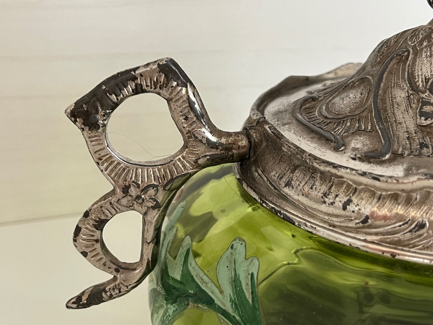 Glass biscuit bucket