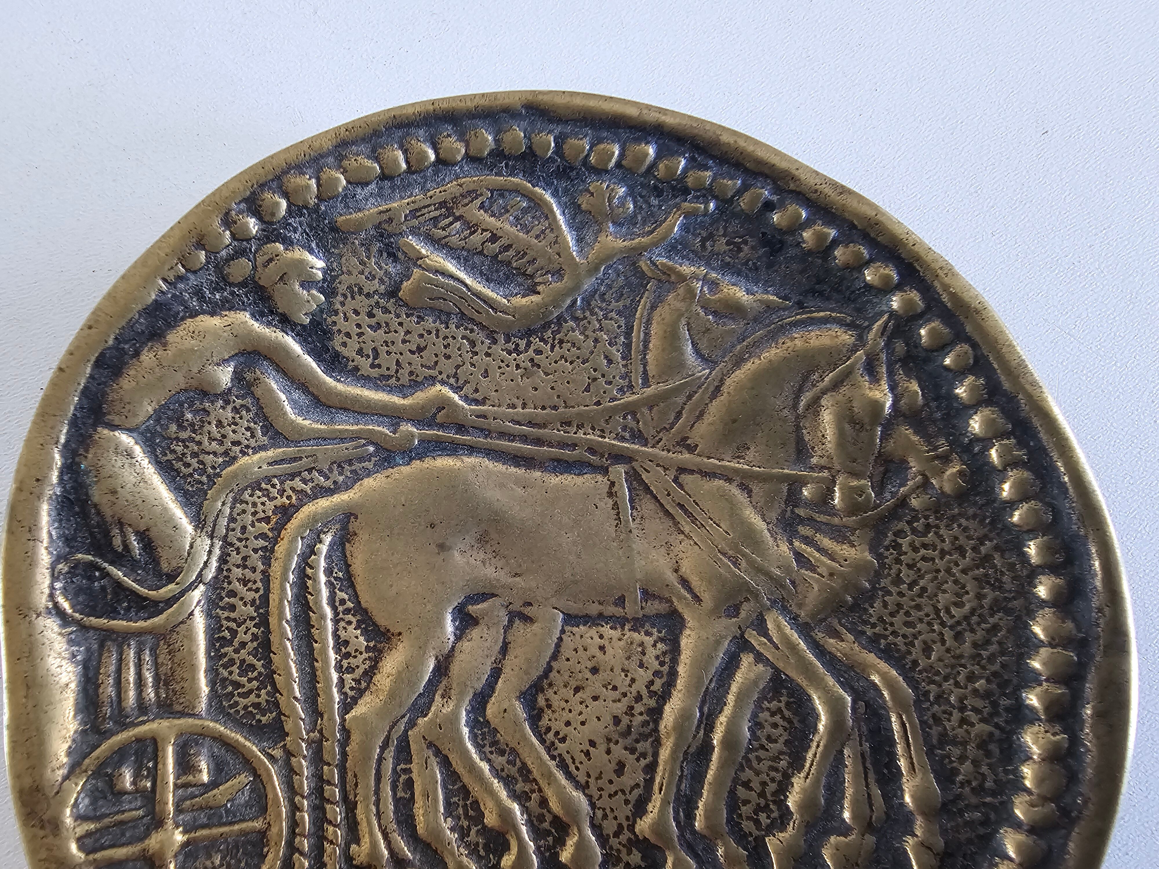 Sculpture and bronze - Max Le Verrier ashtray