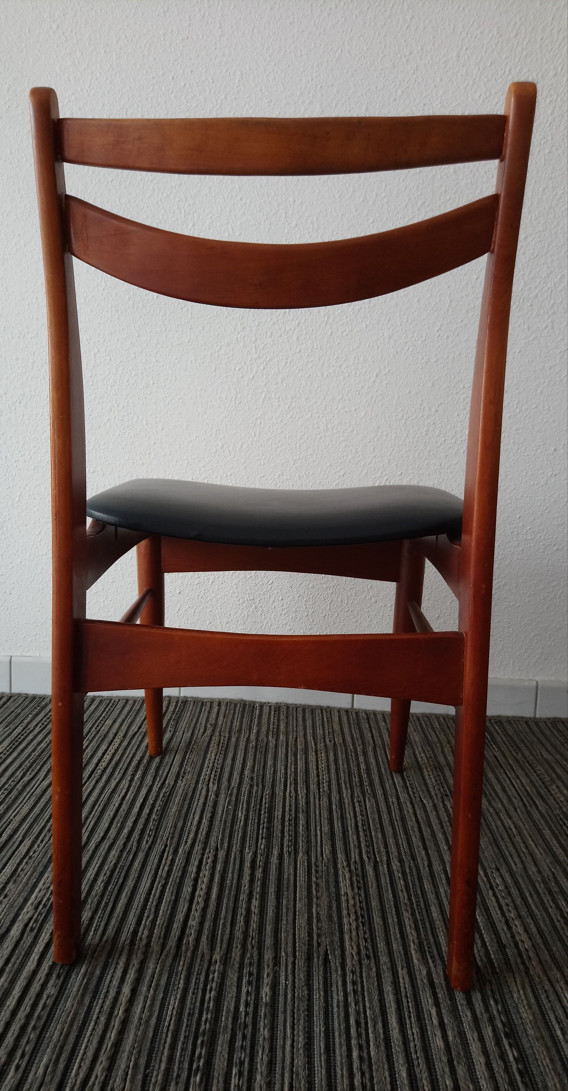 Set of 4 chairs scandinavian 70s