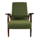 Olive Green Boucle Armchair design by Lejkowski – Leśniewski, 1970s