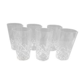 Service de 6 verres à Eau Drink etc en crista