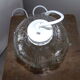 Glass hanging lamp