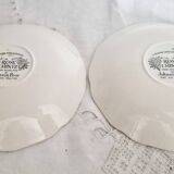 2 saucers or underplates Rose Chintz Johnson Bros
