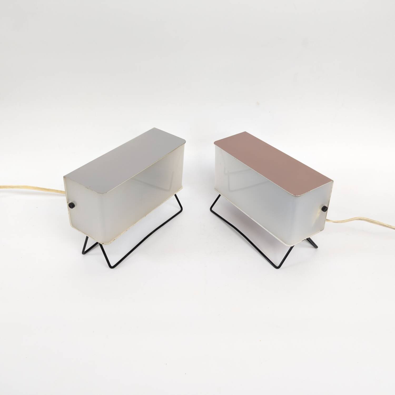 Pair of Mid Century table lamps by Pokrok Žilina, 1960s