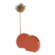 Lot de 2 vases en céramique rose, style Memphis années 1980