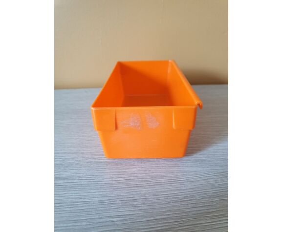 Dupol Rubbermaid German Design Of The 1970s Storage Bin Orange Plastic Selency Dupol Rubbermaid German Design Of The, Orange Rubbermaid Storage Tote