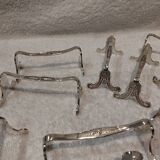 12 silver-plated knife holders Christofle Marie Antoinette LXVI