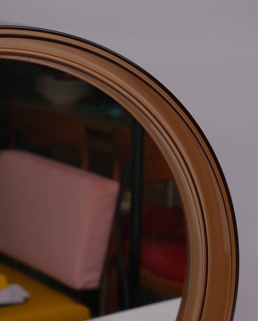 Smoked plexiglass mirror, 1970s