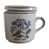 Tisanière fleur bleues