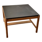 Coffee Table With Black Lacquered Top And Reversible