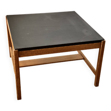 Coffee Table With Black Lacquered Top And Reversible