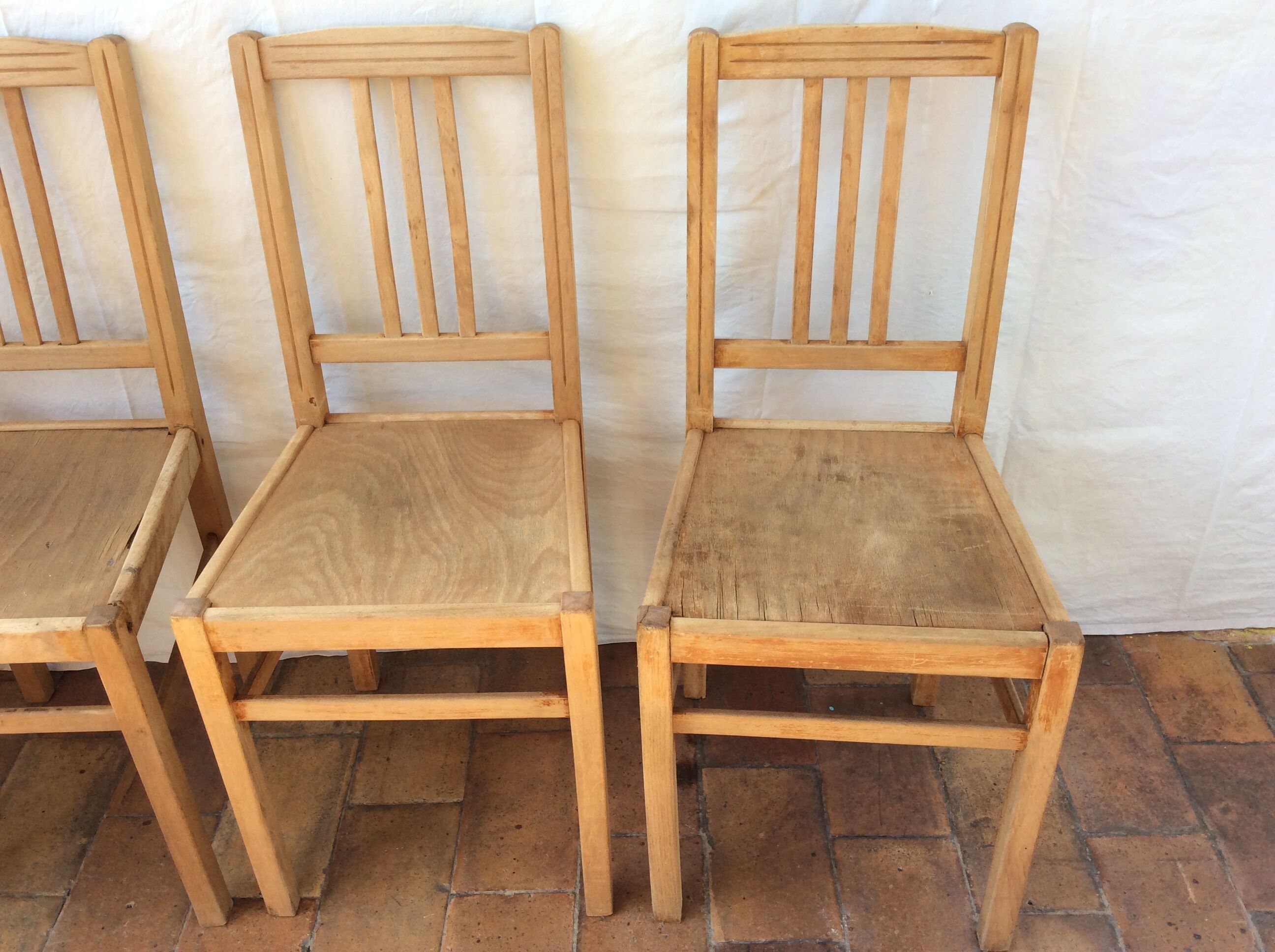 4 vintage chairs