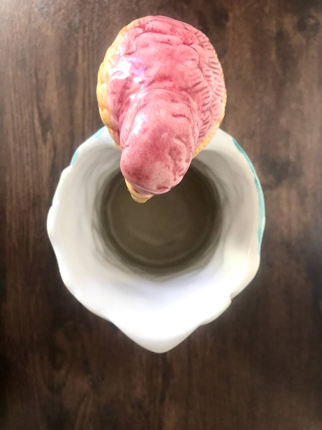 Parakeet pitcher in slip