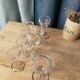 Set of 8 stemmed glasses - bistro glasses