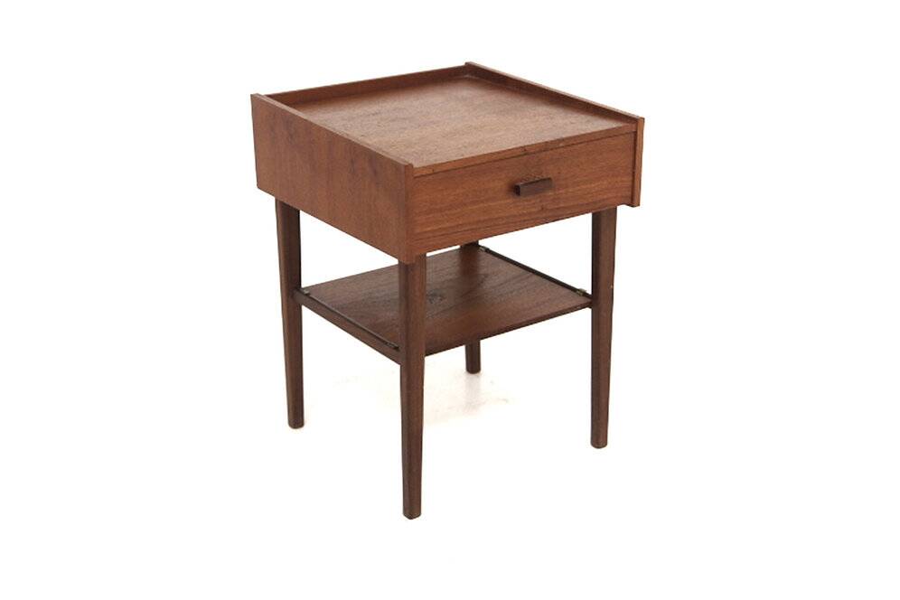 Scandinavian teak bedside table, Sweden, 1960s