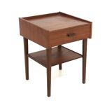 Scandinavian teak bedside table, Sweden, 1960s