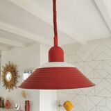 Vintage metal pendant light Hala, '80s