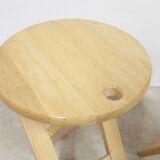 Pair of Adrian Reed folding stools from the 80s