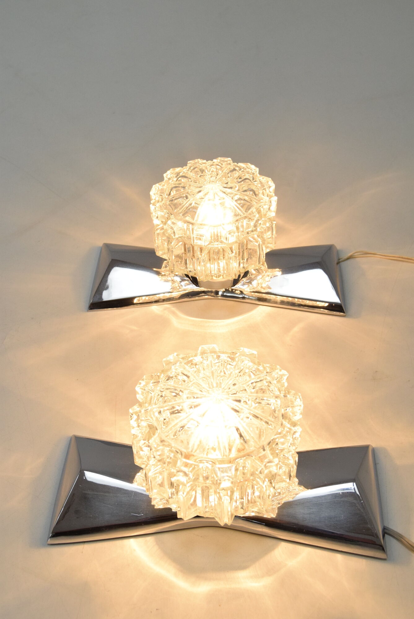 Pair of mid-century Wall Lamps,by  Hemi,Sweden,1960