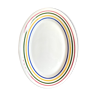 Oval dish San Marciano Ceramiche in enamelled Italian earthenware