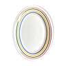 Plat ovale San Marciano Ceramiche en faïence italienne émaillée