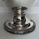 Silver metal ice bucket