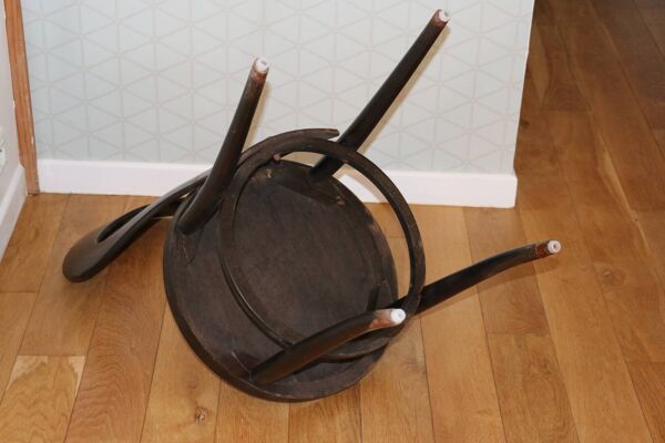 Chaise baumann mouette wengé