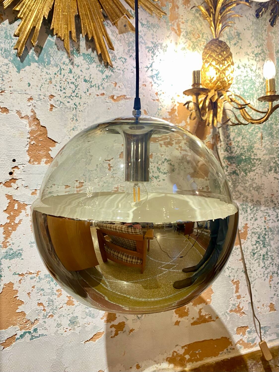 Peill & Putzler Space Age Chandelier 1960