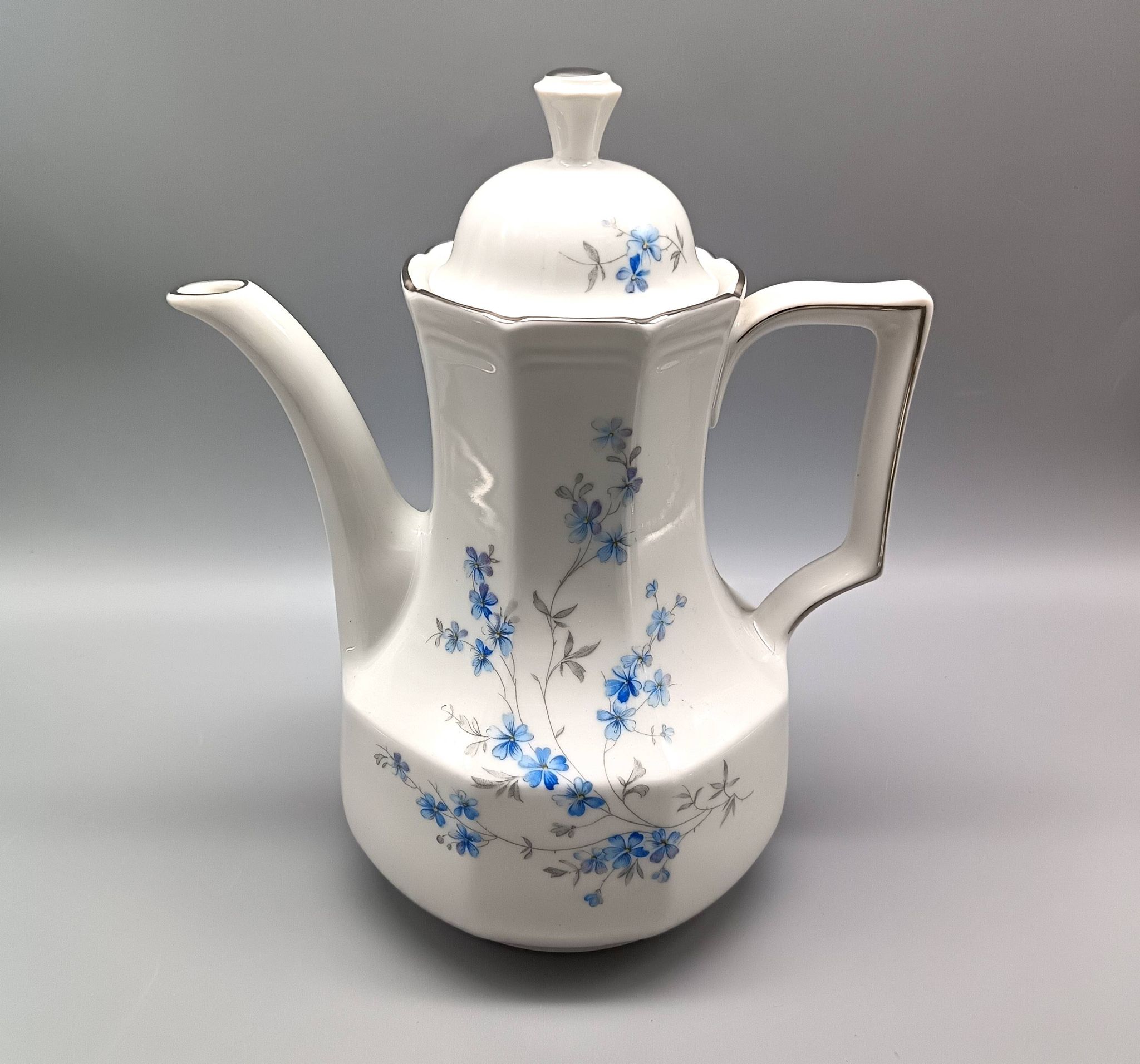 White porcelain coffee service Bareuther Waldassen Bavaria Germany
