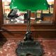 Art Nouveau bank lamp Augustin Moreau
