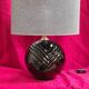 70s ceramic ball lamp with edging h42x35 elec ok check