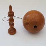 Large old light wood Bilboquet