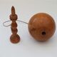 Large old light wood Bilboquet