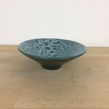 Empty vintage blue ceramic pocket