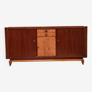 art deco lemon walnut sideboard sideboard 1940